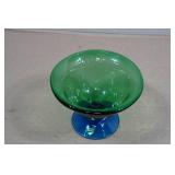 Vintage Orrefors "Louise" Pedestal Bowl
