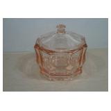 Indiana Pink Depression Glass Candy Dish