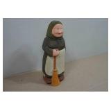 Vintage Hand Carved Wooden Folk Art Figurine