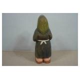 Vintage Hand Carved Wooden Folk Art Figurine