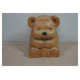 Vintage Hand Carved Wooden Folk Art Figurine