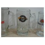 Glass Pitcher and Beer Mugs