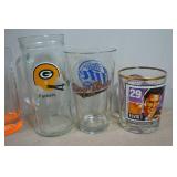 Assorted Beer Glasses - Sports and Pop Culture