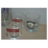 Assorted Beer and Alcohol Promotional Glasses