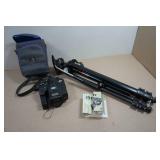 Vintage Ricoh Mirai 35-135mm Macro Bridge Camera with Tripod
