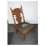 Antique Wooden Rocking Chair