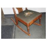 Antique Wooden Rocking Chair
