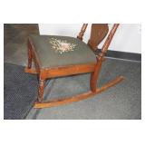 Antique Wooden Rocking Chair