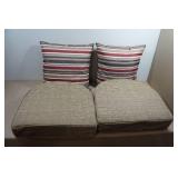 Outdoor Chair Cushions and Pillow Set