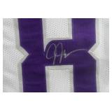 Framed Signed Justin Jefferson Jersey - Beckett Authenticated
