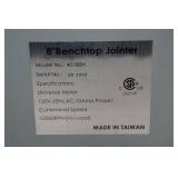 Cutech 8" Benchtop Jointer