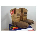 Thorogood 11" Crazy Horse/Tan Work Western Series Work Boots - Size 10