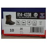 Thorogood 11" Crazy Horse/Tan Work Western Series Work Boots - Size 10