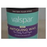 1 Pint Valspar Antiquing Wax - Dark Satin Acrylic