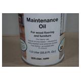 1 Liter Osmo Maintenance Oil for Wood Flooring and Furniture - Clear/Matte