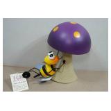 Regal Art Metal Bee/Mushroom Garden Statue