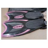 Cressi Adult Rondine Palau Fin Snorkel Set - Fin Size XS/S