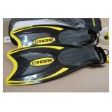 Cressi Adult Rondine Palau Fin Snorkel Set - Fin Size S/M
