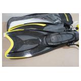 Cressi Adult Rondine Palau Fin Snorkel Set - Fin Size S/M