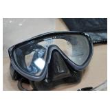 Cressi Adult Rondine Palau Fin Snorkel Set - Fin Size M/L