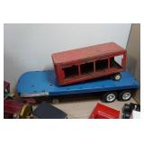 Assorted Toy Cars and Trailers