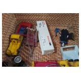 Assorted Toy Cars and Trailers