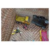 Assorted Toy Cars and Trailers