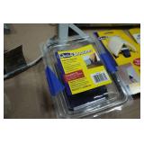 Assorted Hardware - Pole Sander Attachments, Caulk Guns, Paint Cloths