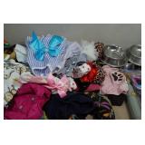 Large Assortment of Pet Supplies - Carriers, Clothing, Dishes