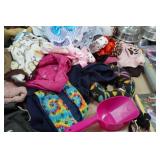 Large Assortment of Pet Supplies - Carriers, Clothing, Dishes