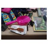Large Assortment of Pet Supplies - Carriers, Clothing, Dishes