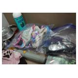 Large Assortment of Pet Supplies - Carriers, Clothing, Dishes