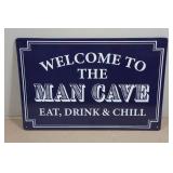 Vintage Style Metal Sign - Welcome