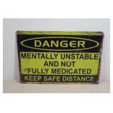 Vintage Style Metal Sign - Danger