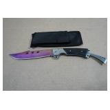 13" Blade Folding Carbon Steel Knife