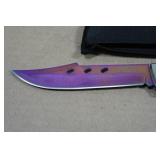 13" Blade Folding Carbon Steel Knife