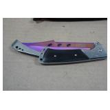 13" Blade Folding Carbon Steel Knife