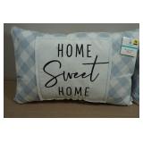 *2* Decorative Throw Pillows -12"x18" Home Sweet Home