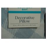 *2* Decorative Throw Pillows -12"x18" Home Sweet Home