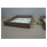 *2* Decorative Serving Trays - 12"x12"