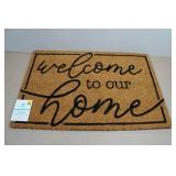 Comfort Bay Printed Doormat - 18"x27" Welcome to Our Home