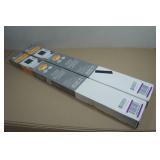 2 Sets Cordless Deluxe Sundown 1" Room Darkening Mini Blinds - Black 34"x64"