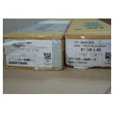 2 Sets 1.5" Blackout Cell Shades - White 27.5"x60"
