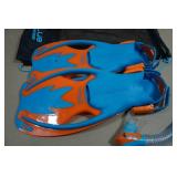 Cressi Blulove Kids Snorkel and Fins - L/XL