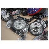 Assorted Bicycling - Helmets, Training Wheels, Pumps