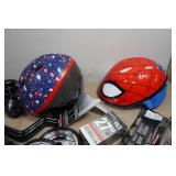 Assorted Bicycling - Helmets, Training Wheels, Pumps