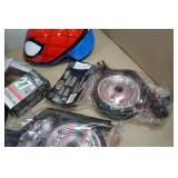 Assorted Bicycling - Helmets, Training Wheels, Pumps