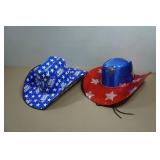 *2* Western Style Party Hats