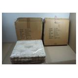 *2* Tufted Square Floor Pillows