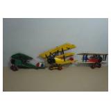 Vintage Homco WWI Airplane Cast Metal Wall Décor